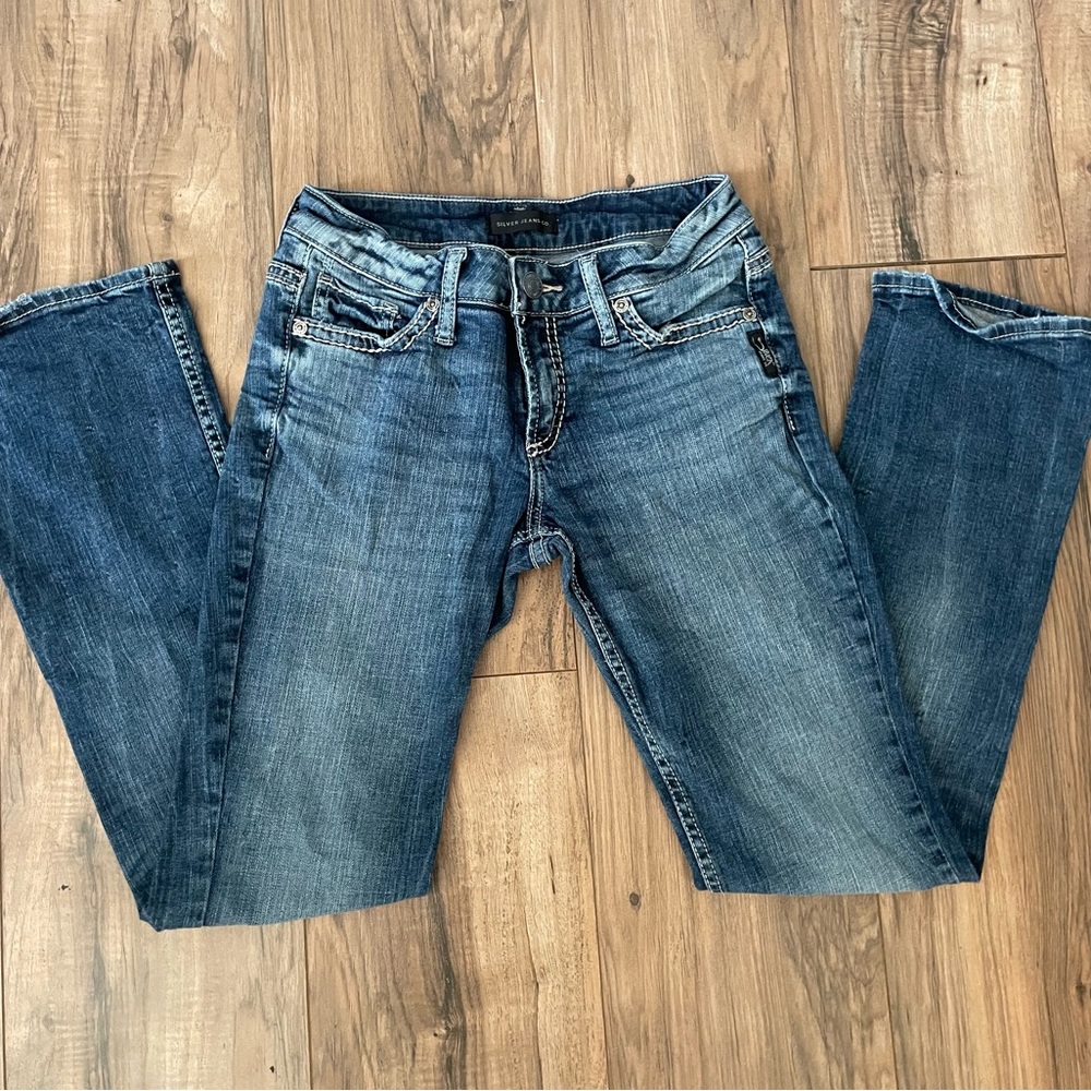 Silver Jeans Classic Blue Straight Leg Denim
